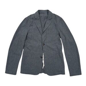 Billy Reid Unstructured Seersucker Lightweight Cotton Blazer Jacket Mens Small